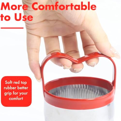 COOKIEQUE 3Pcs Round Cookie Cutters with Handle, Circle Biscuit Cutter for Baking, Dough Cutter, Metal Cookie Cutters, Coated and Soft PVC for Protection - Image 3