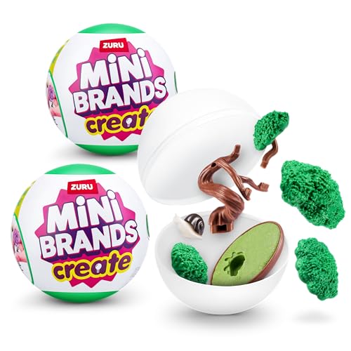 Mini Brands Create Garden Capsule (2 Pack) by ZURU, Mini Botanical Collectibles, Mystery Blind Packaging, DIY, Collectors - Image 1