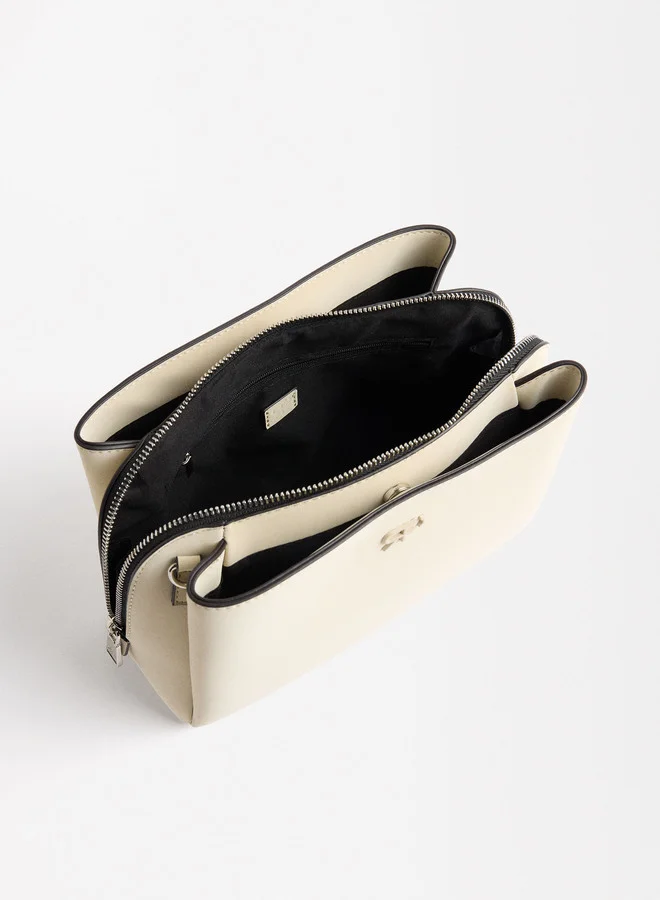 PARFOIS Velvet Effect Crossbody Bag