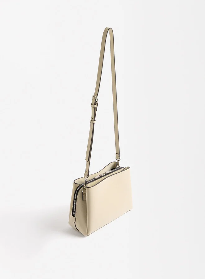 PARFOIS Velvet Effect Crossbody Bag