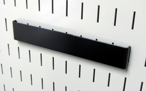 Wall Control 8in Accessory Hanger Tool Holder Bracket Pegboard Accessory Pegboard and Slotted Tool Board - Black - Image 5