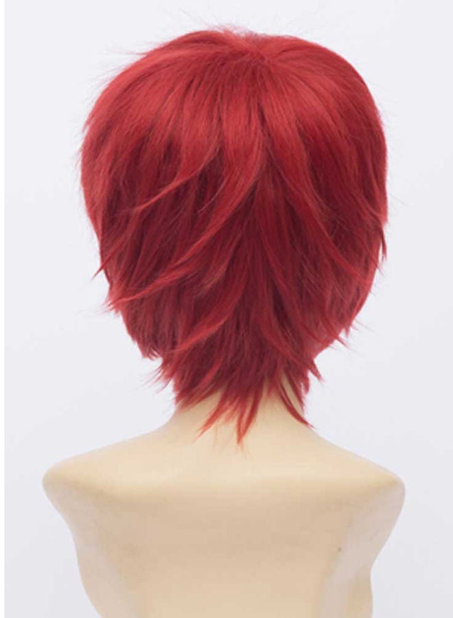 NIBEMINENT E-Busienss Sabaku No Gaara Akashi Seijyuurou Red Anime Short Cosplay Synthetic Wig - Image 2