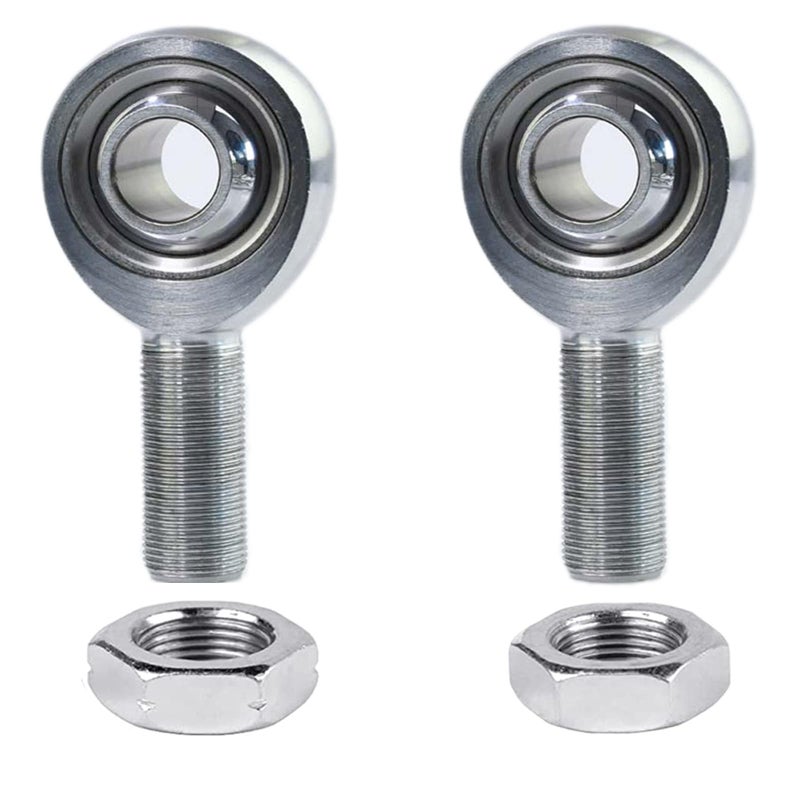 GaiRen 34 Heim Joints Rod End JMX Series 3Piece Heavy Duty 75 Chromoly Joints Panhard Rod End Kit with Jam Nuts
