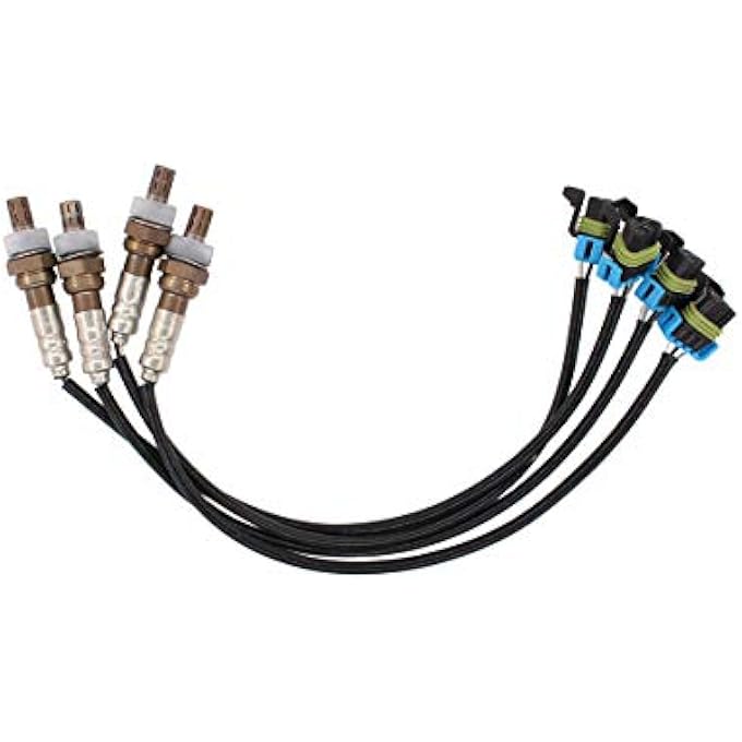 rayihni Pack Of 4 O2 Oxygen Sensors For Buick Enclave Cadillac Srx Chevrolet Equinox Lacrosse Impala Traverse Terrain Saturn Outlook Gmc Acadia Terrain - Image 1