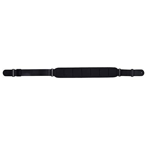 Kadence Guitar Strap S529, Long, for Bass Guitar & Electric Guitar with Wide Neoprene Pad and Adjustable Length from 49" to 61"(Long), Black - Image 3