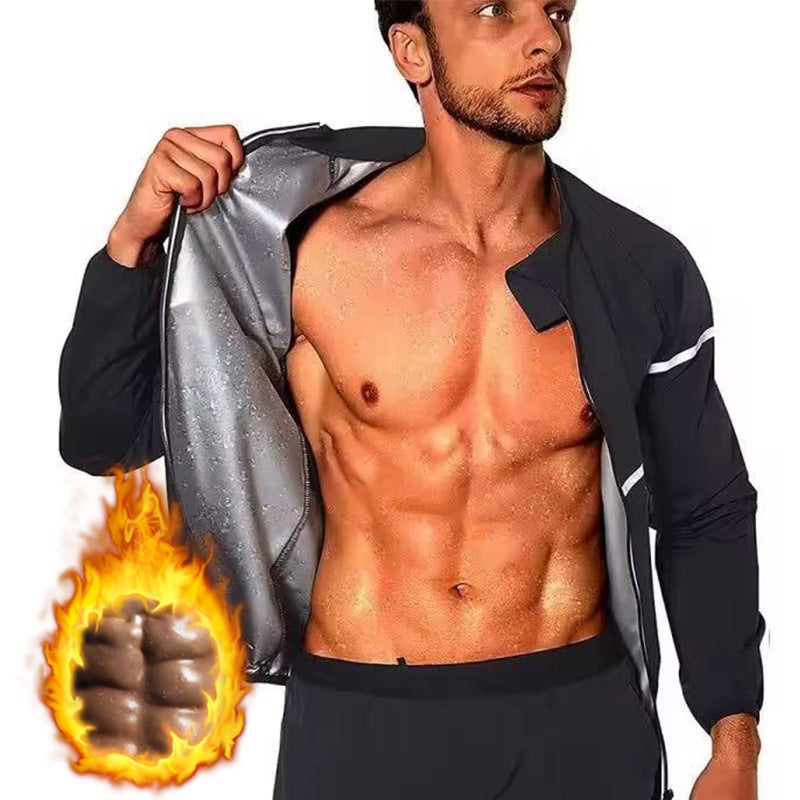 Men's Long Sleeve Sauna Suit Top - Image 1