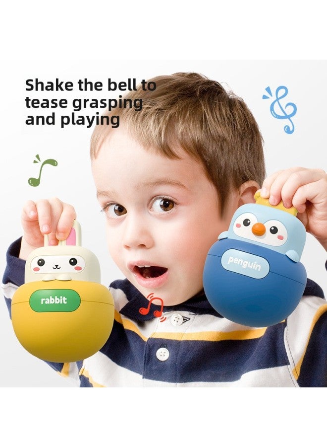 كوب سيليكون من Chenghai Toy Stall يمكن أن يعض الأطفال من سن 9 أشهر هدية تعليمية صغيرة للبيع بالجملة - اللون: Penguin Silicone Tumbler 【صندوق ملون باللغة الإنجليزية】 - Image 5