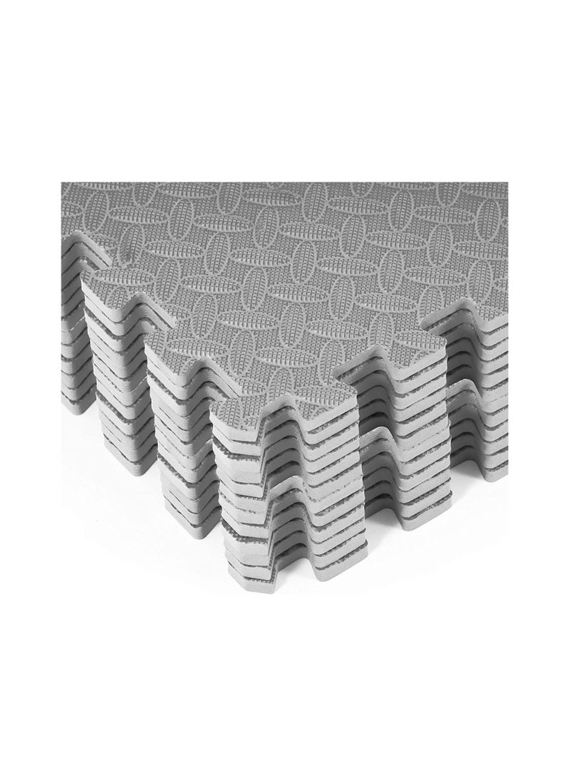 Grey Puzzle mat for Soft Flooring, Each tile 60x60x1.0cm Pack of 4 tiles - Image 2
