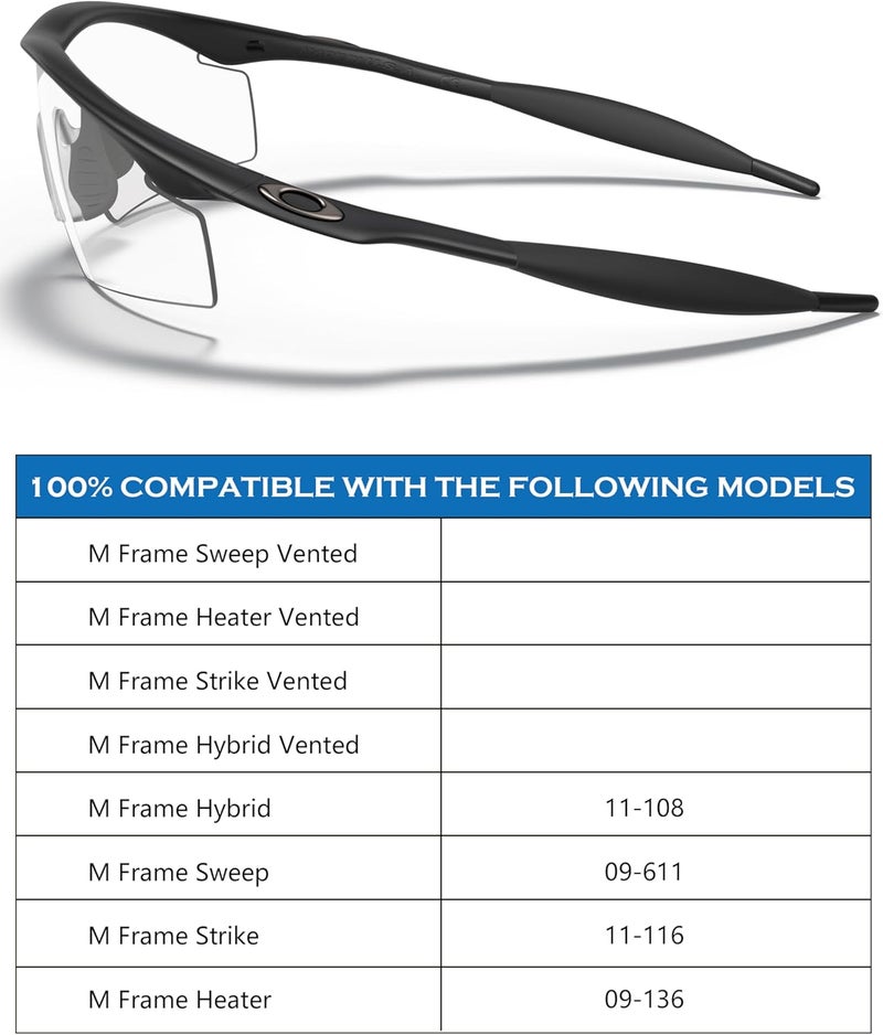 Highprecisionoptics Replacement Nosepieces Nose Pads for Oakley M Frame Series Sunglass - Options - Image 3