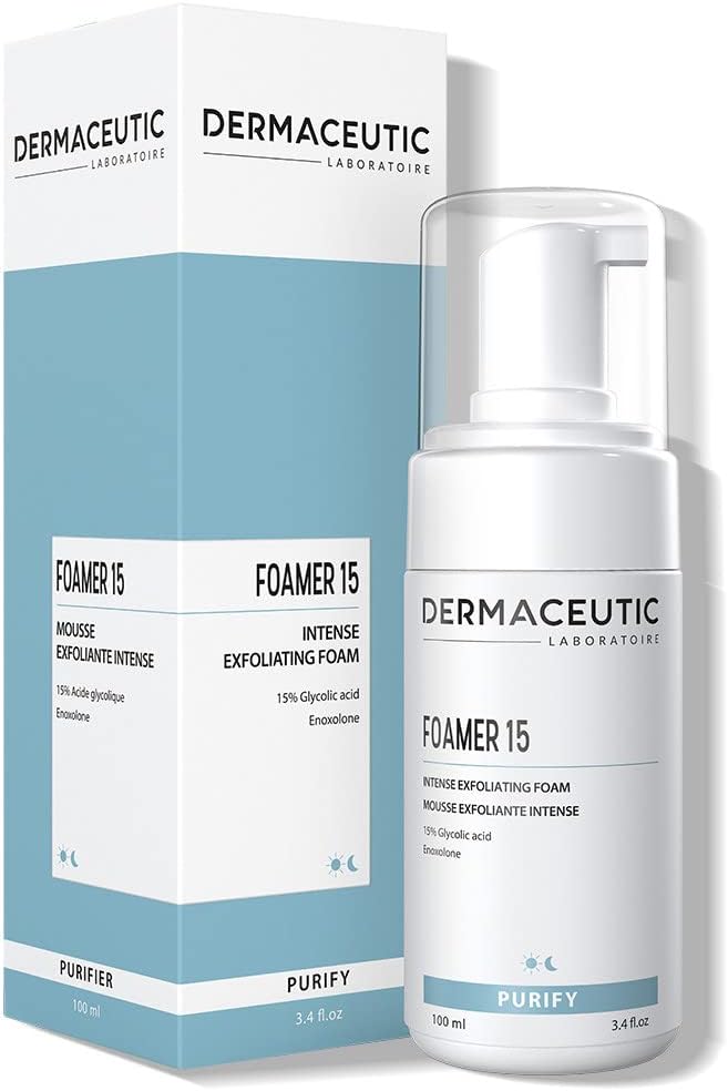 Dermaceutic Foamer 15 Gentle foaming cleanser Brightening face wash Exfoliating cleanser for a clear and bright complexion 100ml