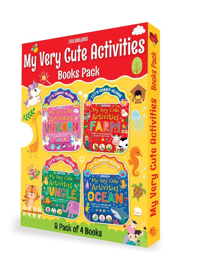 Dreamland My Very Cute Activities & Colouring Books Pack for Kids Age 3-8 years - A Set of 4 Books - Image 1