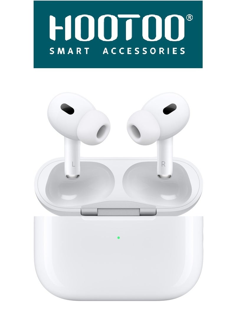 HooToo HooToo earbuds Pro EP-76 with Charging Case with Lightning Port, Powerful Bass, Clear Mic. in White  - Image 2