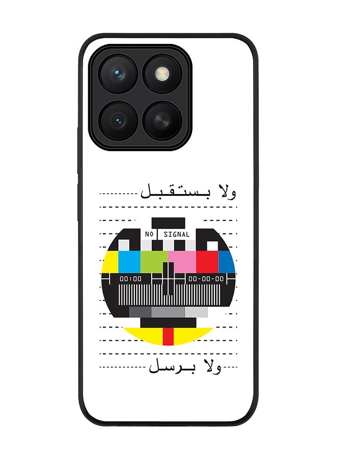 Stylizedd For Honor X8c Case,Slim fit Camera Protection, Shockproof Thin Phone cover  - No Signal Arabic