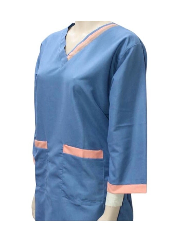 Housemaid Uniform Maid & Nanny Scrub Suit, 4-Piece Set - Image 5