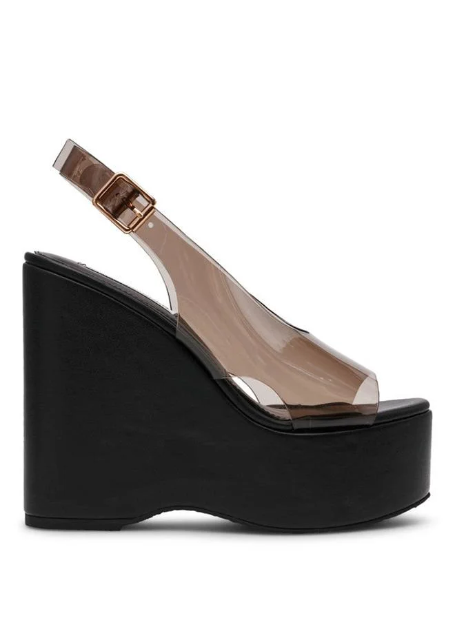 Steve Madden  Scorcher Dark Grey Women's Heeled Sandals for Women | Best Price UAE