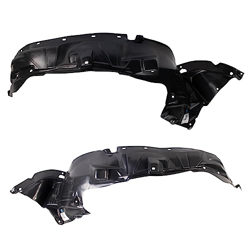 TRQ Front Inner Fender Liner Set Compatible with 2006-2007 Honda Pilot HO1250108 HO1251108 - Image 1