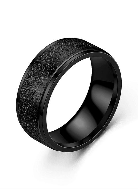 Titanium Steel Matte Ring – 8MM Durable Unisex Ring, Comfort Fit, Scratch-Resistant, Fashion Jewelry for Daily Wear, Gifting & Special Occasions