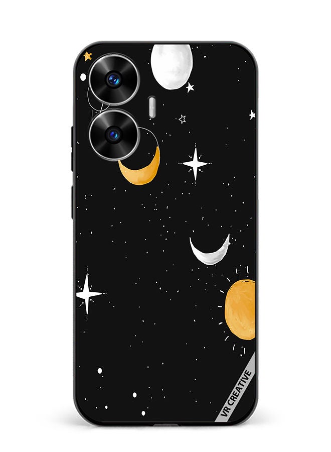 VR CREATIVE Protective Case Cover For Realme C55 Night Design Multicolour - Image 1