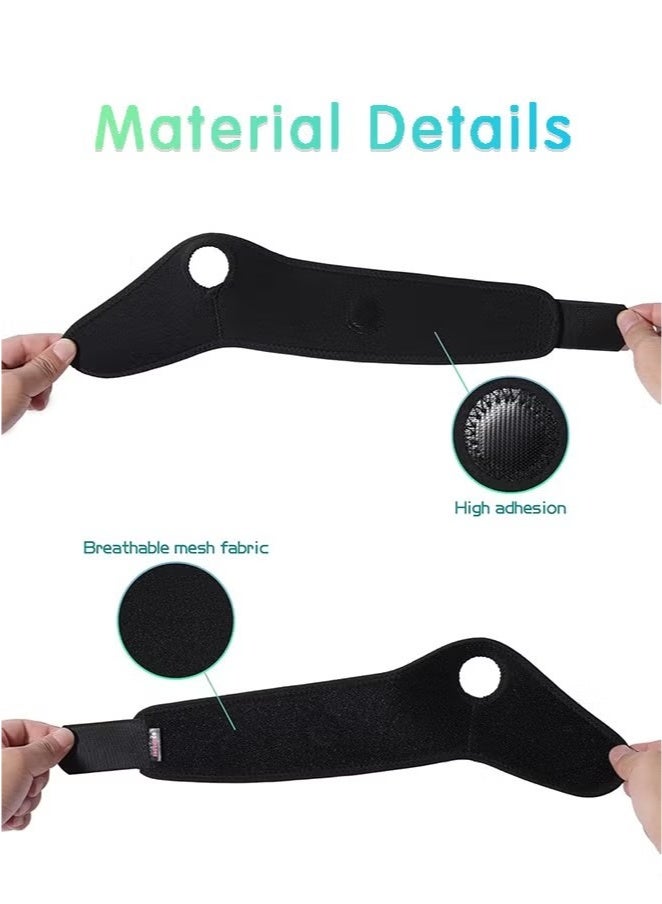 Runyang Hand Wraps, Adjustable and Comfortable Wrist Support, Men Women Performance Essentials, for Wrist Knuckles (Black)  - Image 2