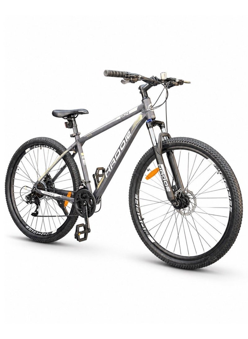 HADOR 29-Inch Aluminum Mountain Bike – 24 Speed, 18-Inch Frame, Lockout Front Suspension, Disc Brakes & Quick-Release Seat - Image 1