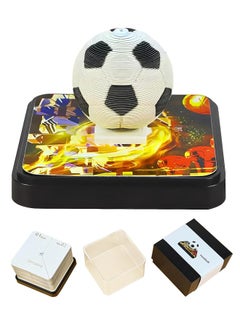 Generic Paper Carving 2025 Calendar Notes 3D Three Dimensional Note Paper Football Model Display Creative Gift Unique Tearable Panoramic Design  for Home Office or School  - Image 1
