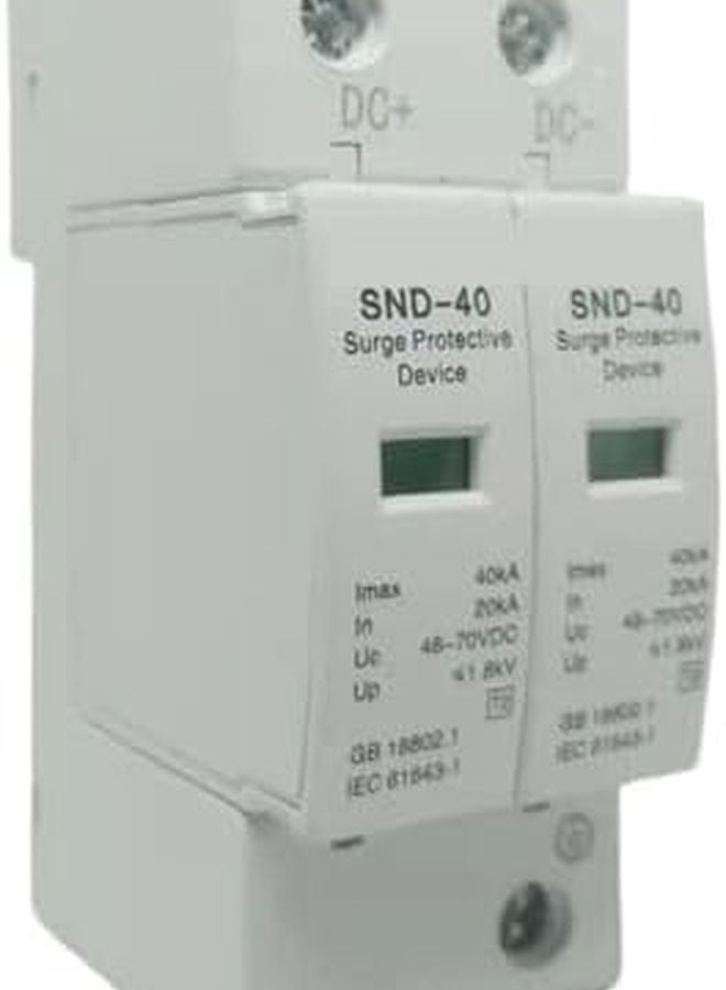DC Surge Protector SPD 20KA 40KA 48 70V Power Supply Surge Arrester Device - Image 1