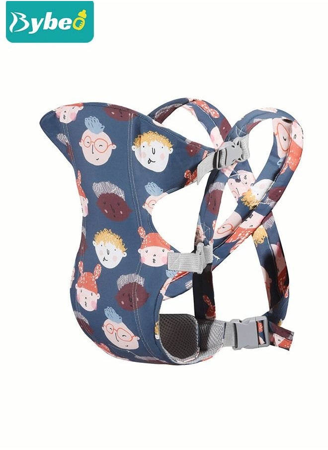 Bybeo - Baby Adjustable Wraps Carrier, Ergonomic Front Facing/Back Carriers for Newborn Newborn to Toddler 0-15kg, One Size Fits All - Image 1