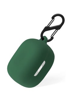 Silicone Case Compatible with JBL Live Pro 2 TWS Protective Cover with Carabiner (Emerald Green)
