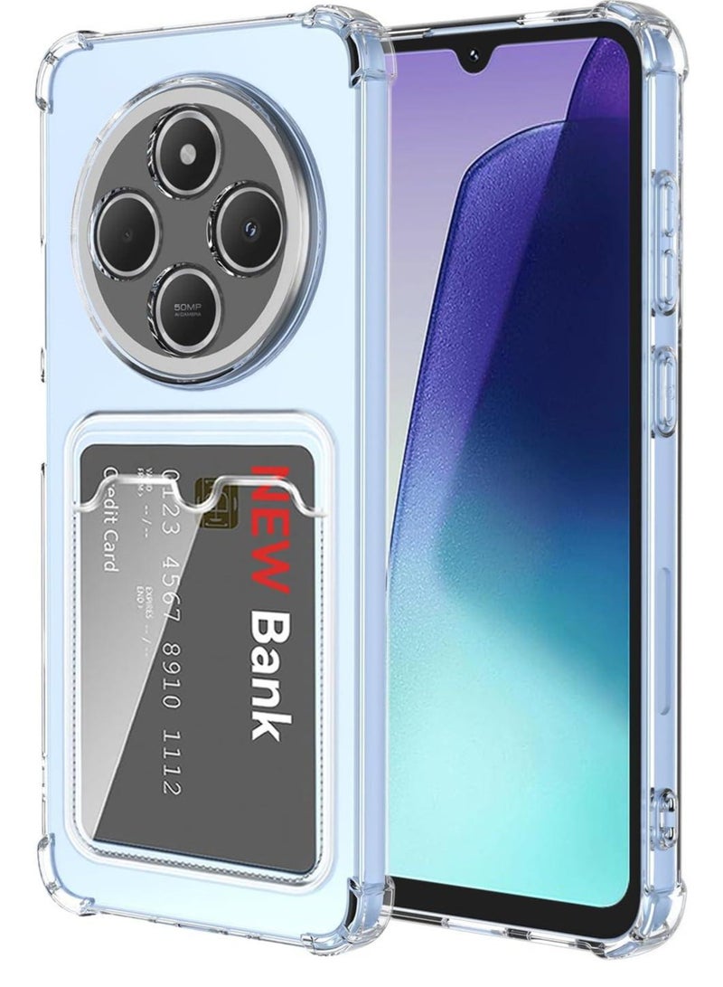 جراب محفظة شفاف لهاتف شاومي ريدمي 14 سي و بوكو سي 75 Xiaomi Redmi 14C / Poco C75