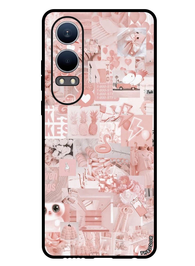 Theodor Protective Case Anti Scratch Shock Proof Bumper Cover For OnePlus Nord CE4 Lite Pink Asthetic - Image 1