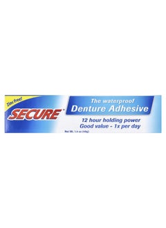Secure Denture Secure Denture, The Waterproof Denture Adhesive, 1.4 oz (40 g)  - Image 2