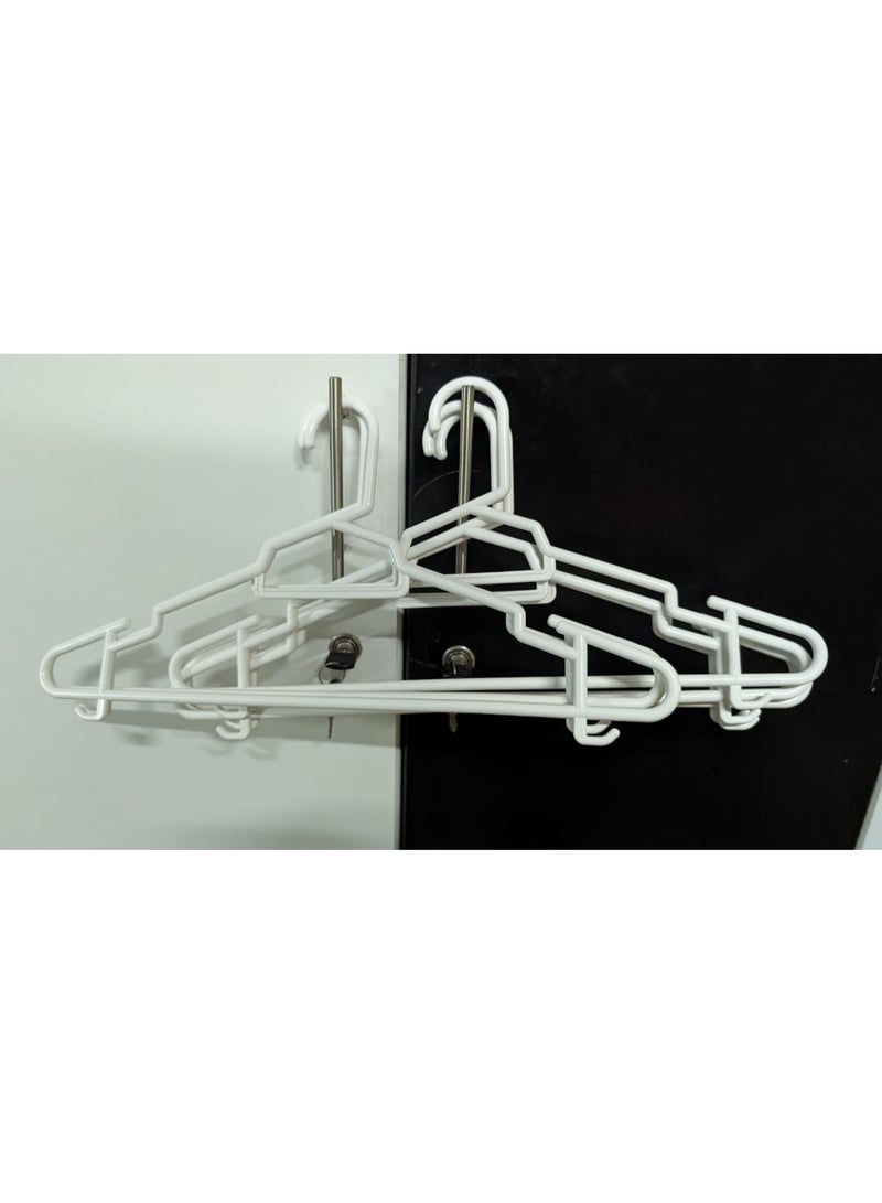 Extra-Thick Plastic Clothes Hangers - Pack of 6 - Image 3