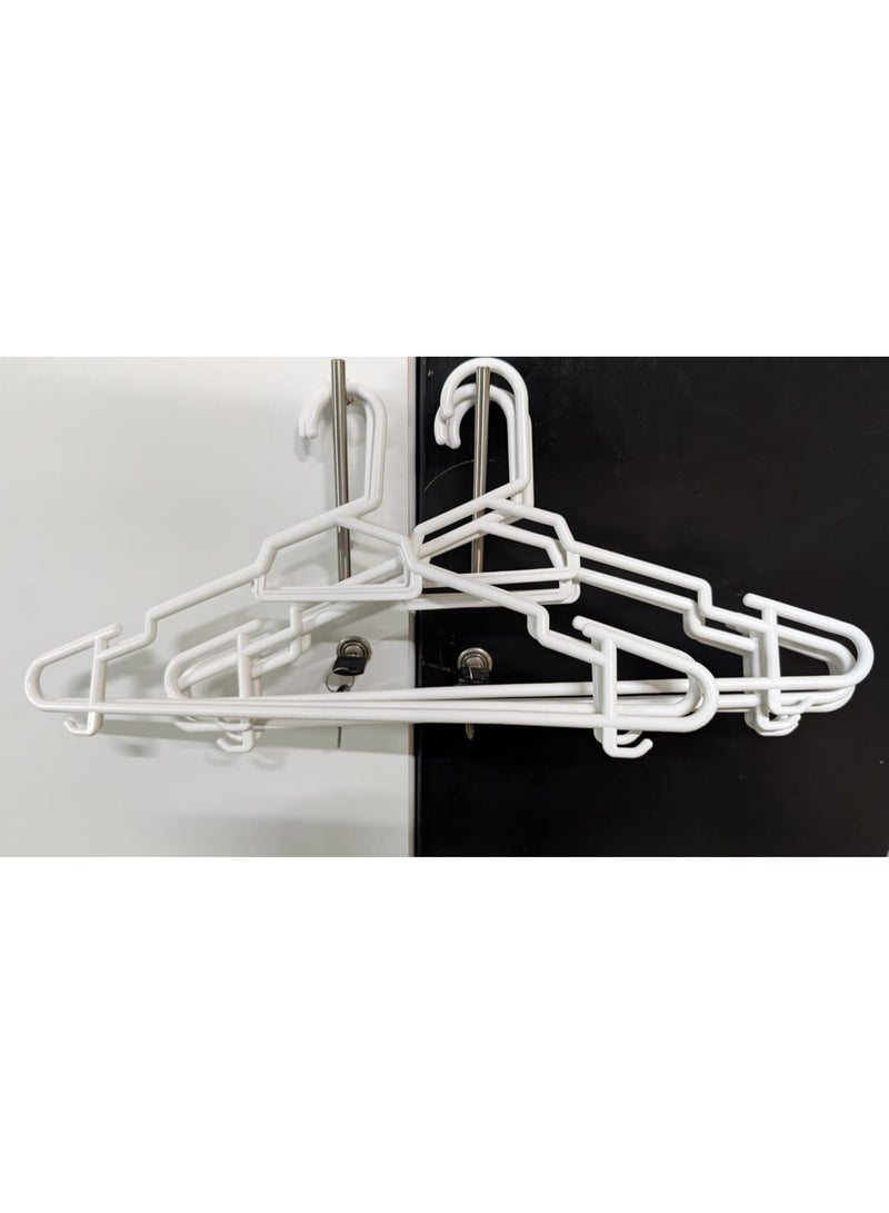 Extra-Thick Plastic Clothes Hangers - Pack of 6 - Image 1
