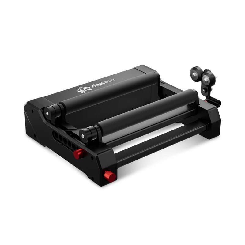 Algolaser Laser Engraver Rotary Roller Yaxis Rotary Roller for Laser Engraver 360 Adjustable Rotary Roller for Laser Engraving Cylindrical Objects TumblersBottle with Most Laser Engraver