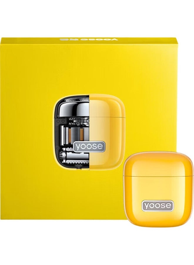 Yoose Electric Shaver Portable Two-In Nose Hair Trimmer And Razor Birthday Gift For Boyfriend Husband 520 Gift Box D1-T Racing Yellow - Image 3