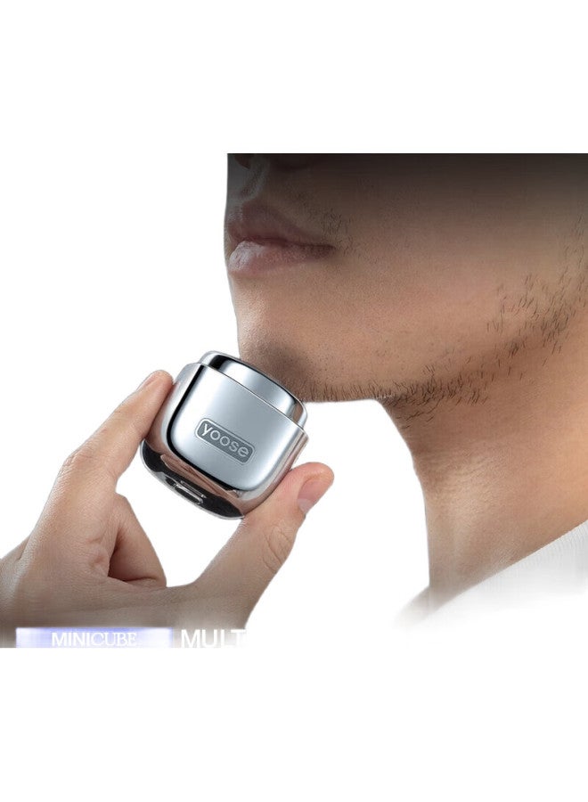 Yoose Electric Shaver Portable Two-In Nose Hair Trimmer And Razor Birthday Gift For Boyfriend Husband 520 Gift Box D1-T Racing Yellow - Image 1