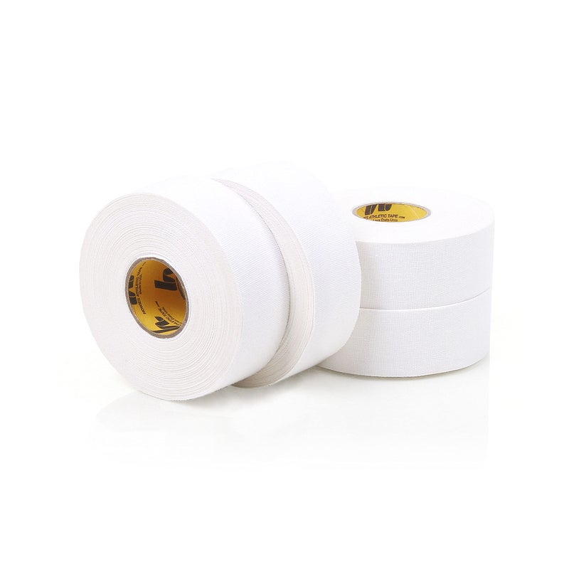 Howies Athletic Tape 1 Zinc Oxide White Sports Tape for Ankles Fingers Athletic Trainers Easy Tear 4 Pack - Image 2