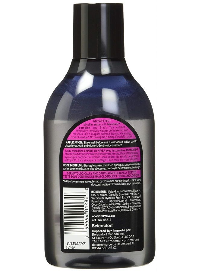 Nivea MicellAIR Expert Micellar Water, Waterproof, 400 ml - Image 2