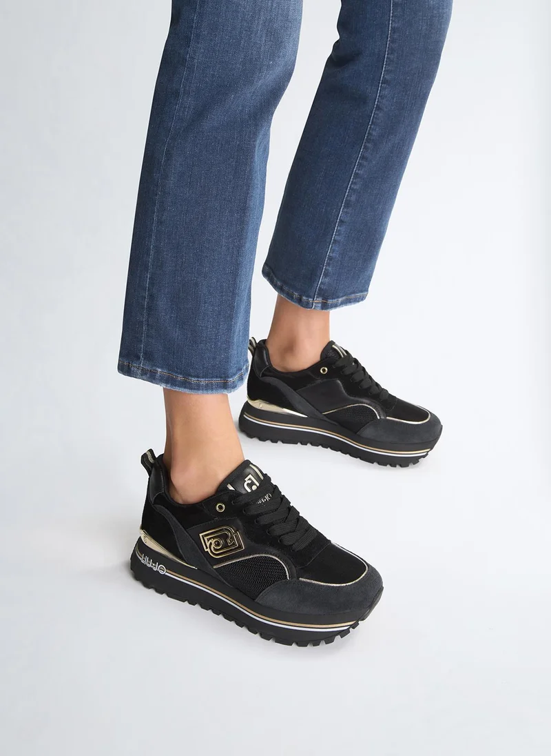 Liu Jo Black Platform Sneakers