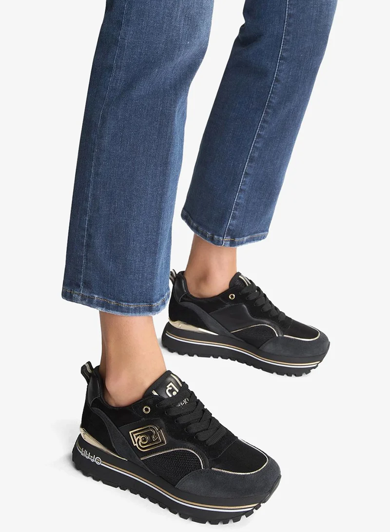 Liu Jo Black Platform Sneakers