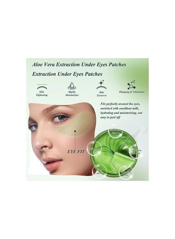 سادور 60 PCS قناع العين ، بقع العين للعيون المنتفخة والدوائر المظلمة ، للحد من الانتفاخ والخطوط الدقيقة والتجاعيد مع مستخلصات طبيعية نقية (اللوحة) - Image 5