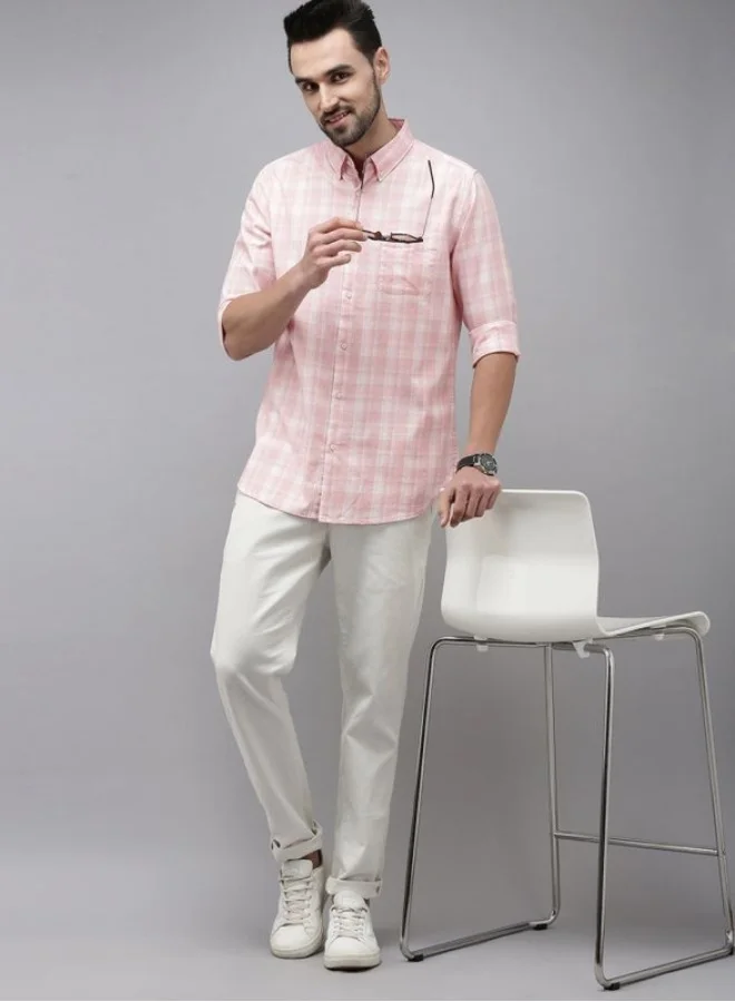 THE BEAR HOUSE Men's Shirt for Casual and Formal Wear | Classic Button-Down Style for Office, Daily Use, Travel, Events & All-Season Outfits | Versatile & Stylish Wardrobe Essential for Every Occasion