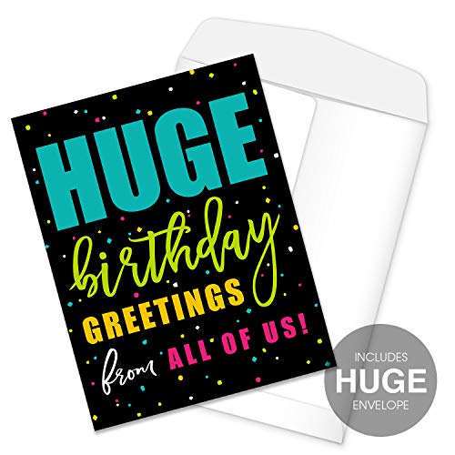 Canopy Street Huge Birthday Greeting / 8.5 x 11 Large Greeting Card/Jumbo Birthday Greeting From Group - Image 2