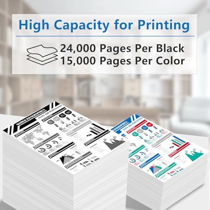 MX-36NT MX36NT MX36NTBA MX36NTCA MX36NTMA MX36NTYA HIGH CAPACITY TONER CARTRIDGE COMPATIBLE FOR SHARP MX-2610N 2615N 2640N 3110N 3115N 3140N 3610N 3640N 3648N PRINTER (4-PACK) - Image 2