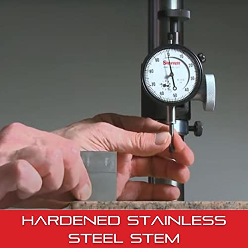 Starrett 25 Series Dial Indicator with Bearings and Lug-On-Center Back (0-100 Dial Reading, 0-1") - Image 4