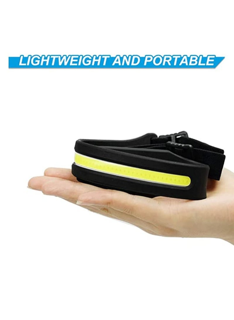 DIGI CORE Rechargeable Headlamp COB LED Rechargeable Headlamp Lightweight Design Safety Light Waterproof Induction Head Flashlight For Running Camping Riding - Image 2