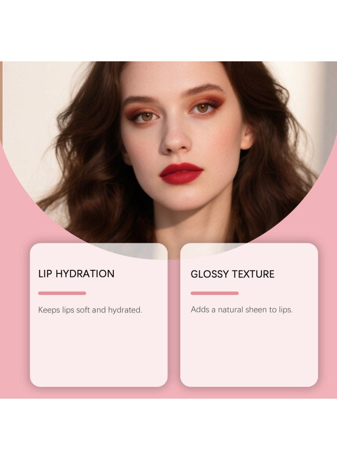 zephoco Moisturizing Coconut Lip Gloss Oil, Gently Nourishes Dry Lips For Hydration And Radiant Shine - Image 2