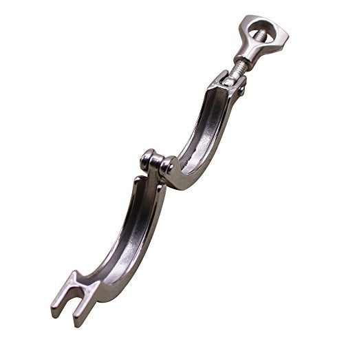 DERNORD Stainless Steel 304 Single Pin Heavy Duty Tri Clamp with Wing Nut for Ferrule TC 1.5 Inch (Tube OD 1" to 1-1/2") - Image 3