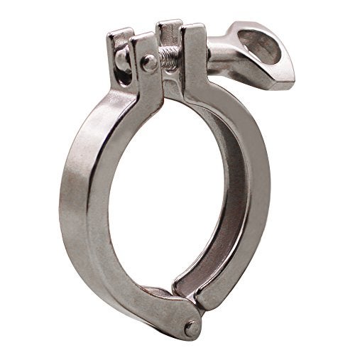 DERNORD Stainless Steel 304 Single Pin Heavy Duty Tri Clamp with Wing Nut for Ferrule TC 1.5 Inch (Tube OD 1" to 1-1/2") - Image 5