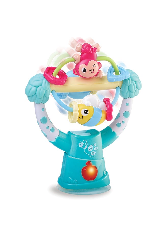 Happy Kids Little Learner Spin N' Discover Highchair Toy  - Image 3